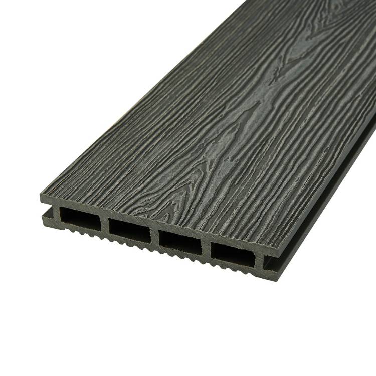 Террасная доска Варяжский Композит Серый 3000x140x22