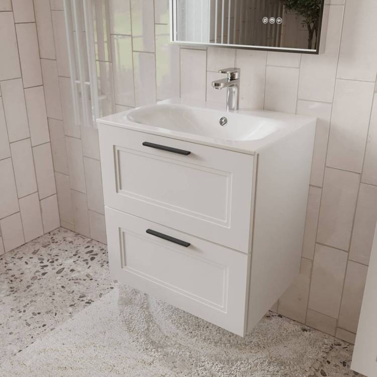 Тумба с раковиной Terminus Classik CLA10602900301O белый, 60x62