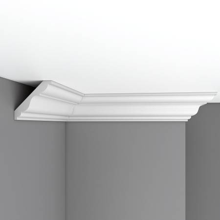 Плинтус потолочный гладкий DECOMASTER 96406 240x8.5x8.5