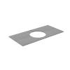Столешница Kerama Marazzi Plaza PL5.DD500600R\100 для накладных раковин 100, Про Дабл антрацит фото 2