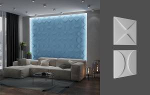 Гипсовая панель Deco Line Modern Love Letters B 30x3x30