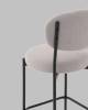 Стул полубарный Stool Group Бриф DD AV 477-F81-9005 (PP) светло-серый, букле фото 7