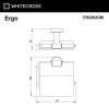 Держатель туалетной бумаги WHITECROSS Ergo ER2262GM оружейная сталь фото 2