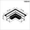 Коннектор L-образный Novotech Vector 135310 фото 2