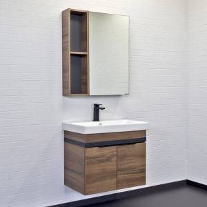 Мебель для ванной Comforty Соло-70 дуб темно-коричневый