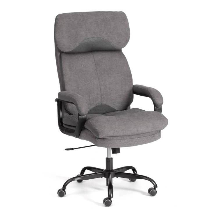 Кресло компьютерное Tetchair Duke metalBL 24986 серый, ткань