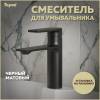 Смеситель для раковины Teymi Ellie T10227 черный матовый
