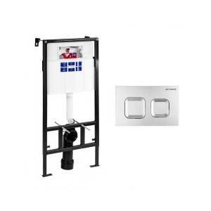 Система инсталляции для унитазов Bettoserb Sava Fix Slim SET40006472 клавиша хром матовый
