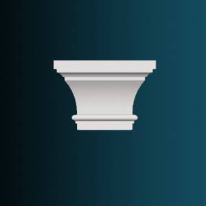 Капитель пилястры Перфект D3532 33x10.2x22.4