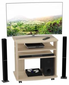 Тумба под ТВ МФ Jazz ТВ 3М ТВ-3М Дуб молочный