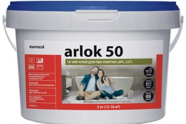 Клей Forbo Arlok 50 1-К SMP для ПВХ плитки LVT, SPC 5 кг