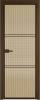 Межкомнатная дверь Profil Doors 3 AX цвет профиля Деорэ, стекло безопасное 6 мм мору золото 800x2000