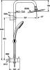 Душевая стойка Ideal Standard Ideal Duo A5689AA фото 5