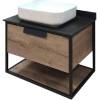 Тумба с раковиной Comforty Кельн-75 00004149065 дуб темный