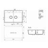 Кухонная мойка Ulgran Quartz Ruma 780-08 космос фото 3
