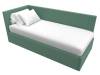 Кровать Лига Диванов Лига-039 123642L зеленый левая 90x200 фото 5