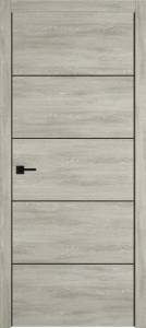 Межкомнатная дверь Владимирская Фабрика Дверей Urban 4 Lin Vellum Black Mould BE 900x2000