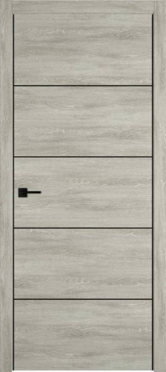 Межкомнатная дверь Владимирская Фабрика Дверей Urban 4 Lin Vellum Black Mould BE 900x2000