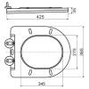 Комплект Belbagno Colorato BB062CHR-MB/BB062SC-MB/BB002-80/BB007-PR-NERO.M кнопка черная фото 15