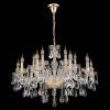 Подвесная люстра Crystal Lux MONICA SP10+5 GOLD фото 3