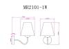 Бра MyFar Charlotte MR2101-1W фото 2