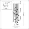 Каскадная люстра Odeon Light Roni 5037/232L фото 3