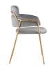 Набор из 2 стульев Stool Group Полин FDC6085 LIGHT GREY FUT-79 X2 светло-серый фото 4