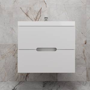 Тумба под раковину Style Line Матис 70 ЛС-00002445 подвесная, белая матовая, 70x57x45
