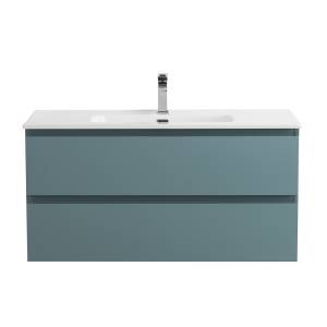 Тумба с раковиной BelBagno Kraft 100 Голубой матовый, раковина BB1000ETL