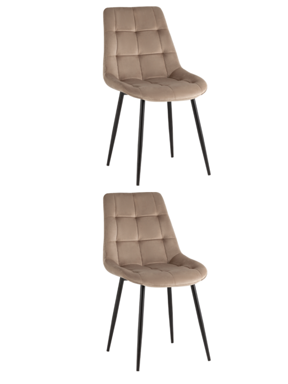 Стул Stool Group Флекс OS-2499-V seat HLR-8 DUAL X2 велюр мокка (набор 2 шт)