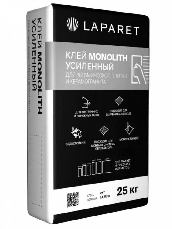 Плиточный клей Laparet Monolith 25 кг
