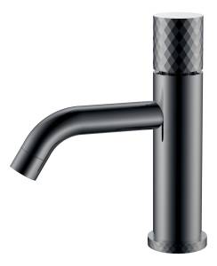 Смеситель для раковины Boheme Stick 121-SGM Shine Gun Metal Diamond