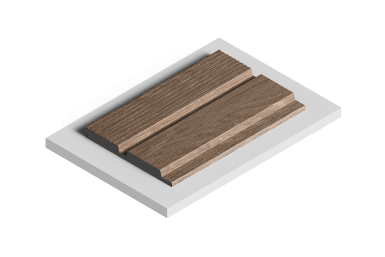 Декоративная панель Hiwood LV123 BR416 270x1.2x12