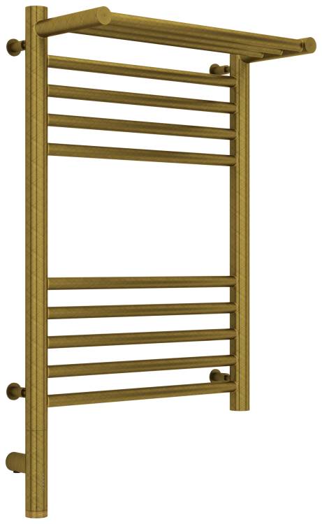 Полотенцесушитель электрический Сунержа Богема 3.0 05-5806-6040 с 1 полкой, Состаренная бронза, 60x40