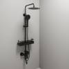 Душевая стойка Avrora Moon AV3540 со смесителем, черный фото 2