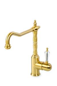 Смеситель для кухни Boheme Medici Ripresa 101-SW с кристаллом SW