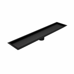 Душевой трап Watersense Alina W00445 черный, 10x50