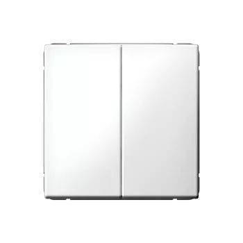 Выключатель 2-клавишный Systeme Electric Art Gallery GAL001351 белый лотос
