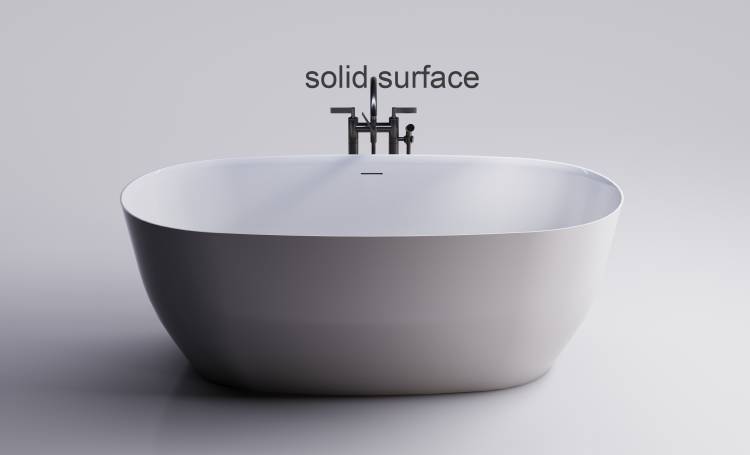 Ванна из искусственного камня Астра-Форм Атрия 160x75 Solid Surface, с интегрированным переливом, белая матовая