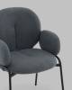 Стул Stool Group Моллек AV 338-F83-9005 темно-серый, букле, с подлокотниками фото 8