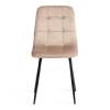 Стул Tetchair Chilly (mod. JSC-220) 21496 велюр/металл, beige (бежевый) HLR8/черный фото 4