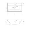 Раковина Madera Classica Slim 4627173210874 белая, 60 см фото 7