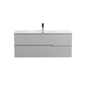 Тумба с раковиной Cezares Duet-N 120 серый жемчужный, раковина CZR-8095-120