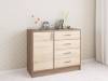 Комод большой ТЭКС Катрин 00-00003860 6 ясень шимо/дуб сонома