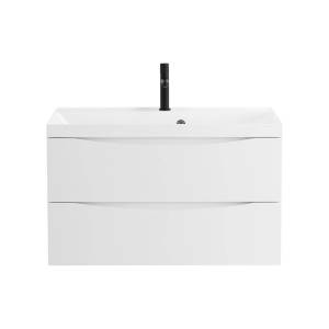 Тумба с раковиной BelBagno Marino 90 bianco lucido, подвесная