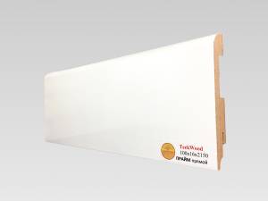 Плинтус Teckwood Прайм Белый 2150x100x16