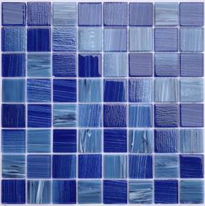 Мозаика Bonaparte Стеклянная мозаика Alaska dark blue (3.6x3.6) 30.4x30.4