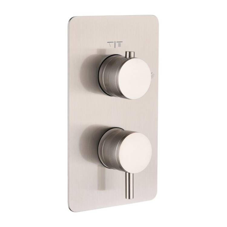 Смеситель для душа Boheme Cell 135-2-NB nickel brush, с внутренней частью