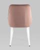 Стул Stool Group Диана MC101-2 KD HLR-44 пыльно-розовый ножки белые, велюр фото 5