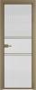 Межкомнатная дверь Profil Doors 2 AX цвет профиля Шампань, стекло безопасное 6 мм мору осветленное 800x2000